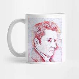 William Hazlitt Portrait | William Hazlitt Artwork | Line art Mug